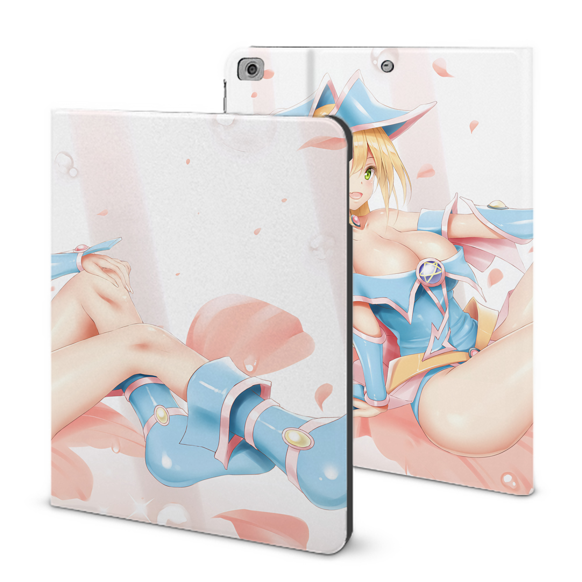 （画像用） 遊☆戯☆王 Yu-Gi-Oh! IPad ケース ブック型 PUレザー TPU 耐衝撃 軽量 薄型 ペン収納なし 全面保護 IPad 各モデル対応